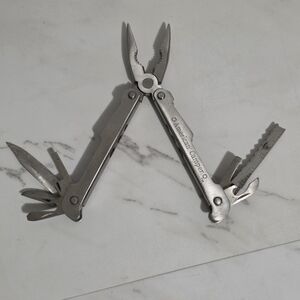 American Camper Stainless Steel Multi Tool - Pliers Ruler Knife Can Opener